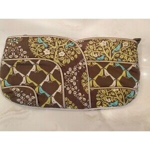Vera Bradley “Sitting in a Tree” Clutch Makeup Travel Bag Casual Designer Boho
